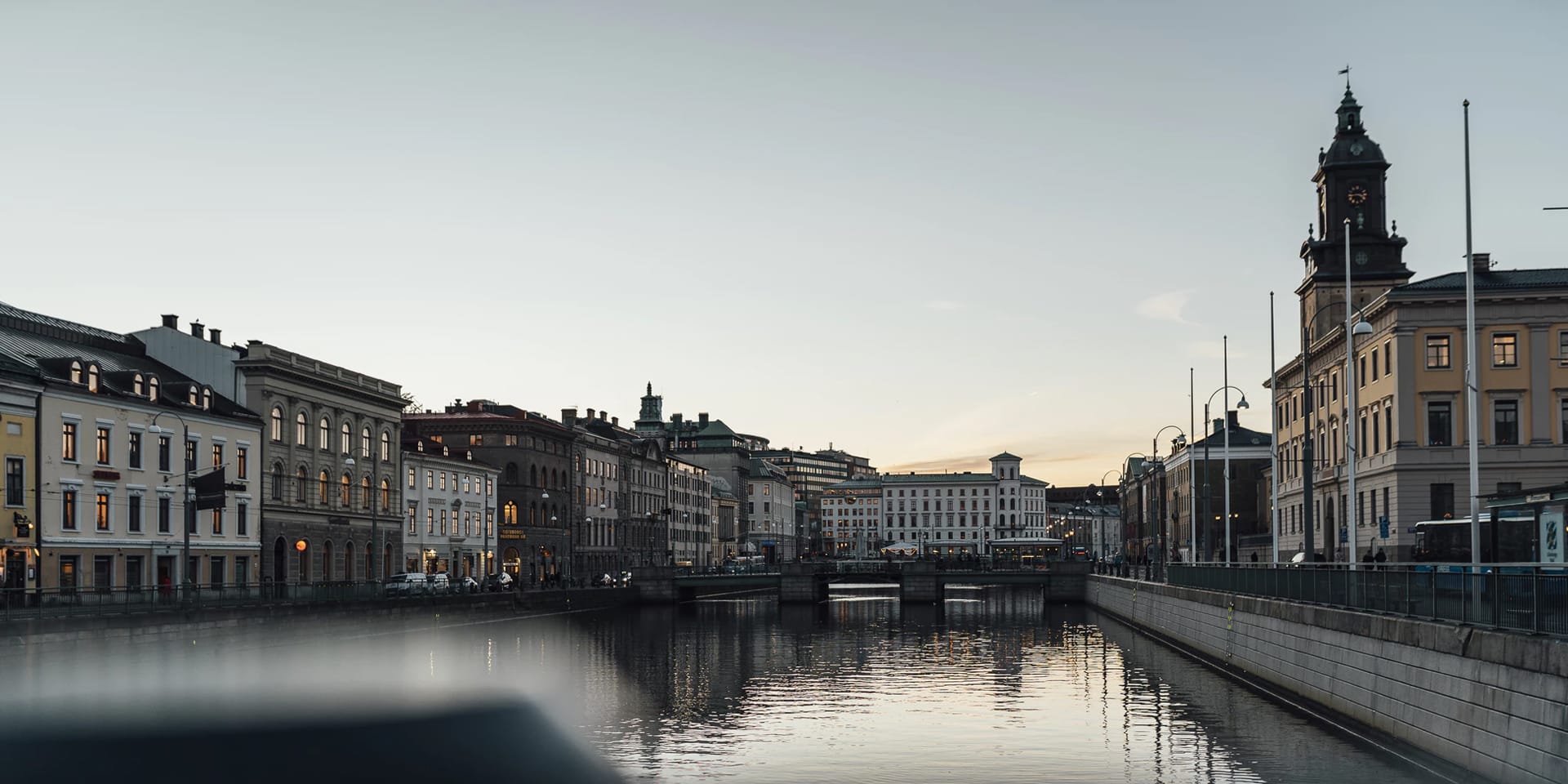 Göteborg skyline med Älvsborgsbron